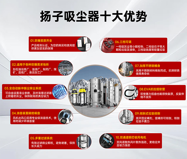 揚(yáng)子吸塵器十大優(yōu)勢(shì)