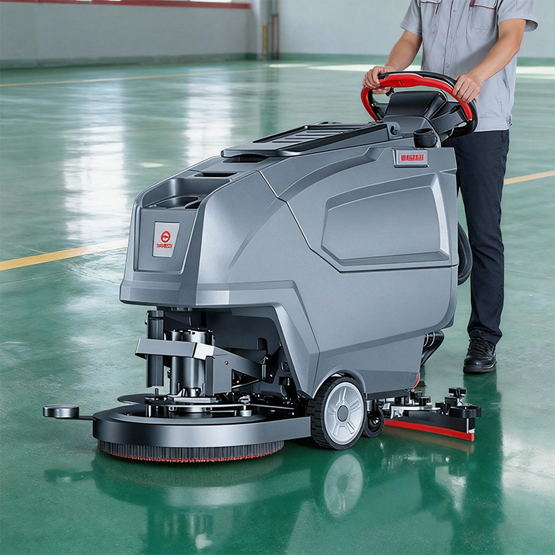 工廠車間環(huán)氧地坪清潔選對設(shè)備！揚子洗地機：重污克星 + 地坪守護(hù)者